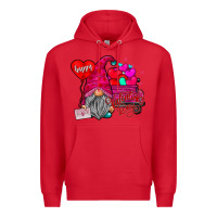 Red happy valentines day Premium Hoodie - SublimationCraftShop