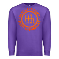 Purple real cars dont shift themselves Premium Sweatshirt - artisFamous