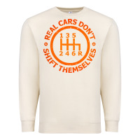 Sandshell real cars dont shift themselves Premium Sweatshirt - artisFamous