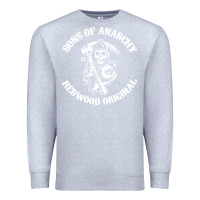Heather Grey sons of anarchy Premium Sweatshirt - artisFamous