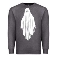 Charcoal Heather sheet ghost Premium Sweatshirt - artisFamous