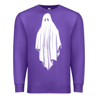Purple sheet ghost Premium Sweatshirt - artisFamous