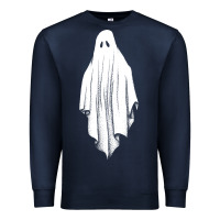 Navy sheet ghost Premium Sweatshirt - artisFamous