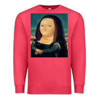 Cardinal fernando botero mona lisa Premium Sweatshirt - artisFamous