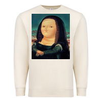 Sandshell fernando botero mona lisa Premium Sweatshirt - artisFamous