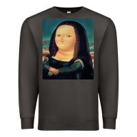 Smoke fernando botero mona lisa Premium Sweatshirt - artisFamous