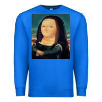 True Royal fernando botero mona lisa Premium Sweatshirt - artisFamous