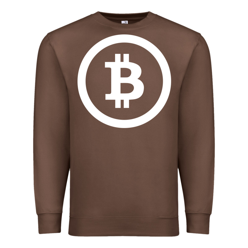 Bitcoin Premium Sweatshirt by artisFamous | Teevron