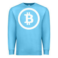 Ocean Blue bitcoin Premium Sweatshirt - artisFamous