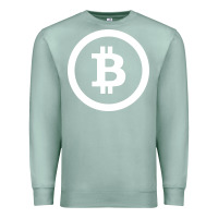 Seafoam bitcoin Premium Sweatshirt - artisFamous