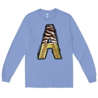 Colony Blue softball alphabet a Long Sleeve Tee - CowhideDigitalArt