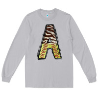 Moon Dust softball alphabet a Long Sleeve Tee - CowhideDigitalArt
