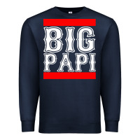 Navy big papi Premium Sweatshirt - artisFamous