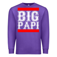 Purple big papi Premium Sweatshirt - artisFamous