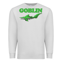 Dove Grey goblin shark t shirt   i love goblin shark shirt ugly animal Premium Sweatshirt - artisFamous