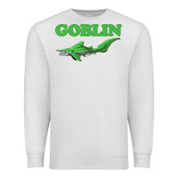 Oatmeal Heather goblin shark t shirt   i love goblin shark shirt ugly animal Premium Sweatshirt - artisFamous