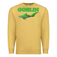 Antique Gold goblin shark t shirt   i love goblin shark shirt ugly animal Premium Sweatshirt - artisFamous