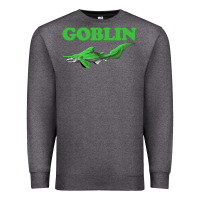 Charcoal Heather goblin shark t shirt   i love goblin shark shirt ugly animal Premium Sweatshirt - artisFamous