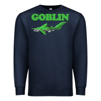 Navy goblin shark t shirt   i love goblin shark shirt ugly animal Premium Sweatshirt - artisFamous