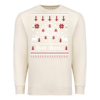 Sandshell hail santa ugly christmas sweater   sweatshirt Premium Sweatshirt - artisFamous