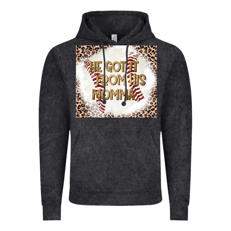 He Got It From His Momma Vintage Hoodie by CowhideDigitalArt | Teevron