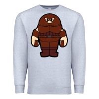 Heather Grey juggernaut chibi Premium Sweatshirt - artisFamous