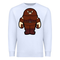 White juggernaut chibi Premium Sweatshirt - artisFamous