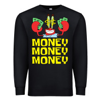 Black mr krabs love money Premium Sweatshirt - artisFamous