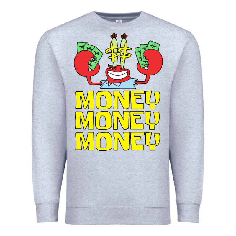 Mr Krabs Love Money Premium Sweatshirt by artisFamous | Teevron