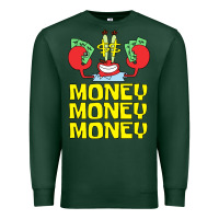 Sports Green mr krabs love money Premium Sweatshirt - artisFamous