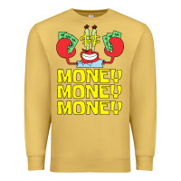 Antique Gold mr krabs love money Premium Sweatshirt - artisFamous
