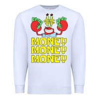 White mr krabs love money Premium Sweatshirt - artisFamous