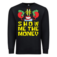 Black mr krabs show me the money Premium Sweatshirt - artisFamous