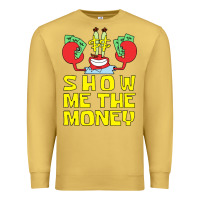Antique Gold mr krabs show me the money Premium Sweatshirt - artisFamous