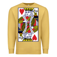 Antique Gold king of hearts Premium Sweatshirt - artisFamous