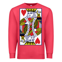 Cardinal king of hearts Premium Sweatshirt - artisFamous