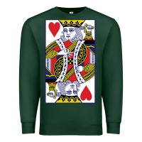 Sports Green king of hearts Premium Sweatshirt - artisFamous