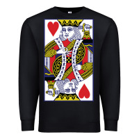 Black king of hearts Premium Sweatshirt - artisFamous