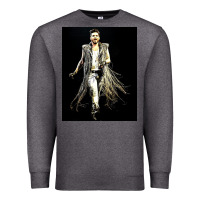 Charcoal Heather adam lambert 01 Premium Sweatshirt - artisFamous