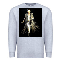 Heather Grey adam lambert 01 Premium Sweatshirt - artisFamous