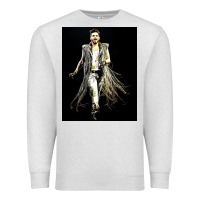 Oatmeal Heather adam lambert 01 Premium Sweatshirt - artisFamous