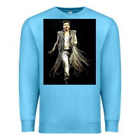 Ocean Blue adam lambert 01 Premium Sweatshirt - artisFamous