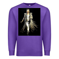 Purple adam lambert 01 Premium Sweatshirt - artisFamous