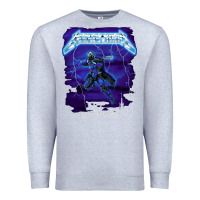Heather Grey blast the lightning Premium Sweatshirt - artisFamous