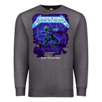 Charcoal Heather blast the lightning Premium Sweatshirt - artisFamous