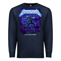 Navy blast the lightning Premium Sweatshirt - artisFamous
