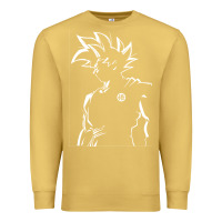 Antique Gold Goku Premium Sweatshirt - artisFamous