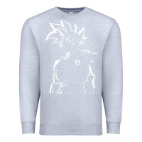 Heather Grey Goku Premium Sweatshirt - artisFamous
