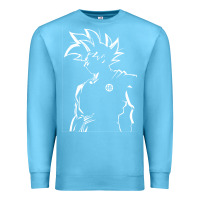 Ocean Blue Goku Premium Sweatshirt - artisFamous