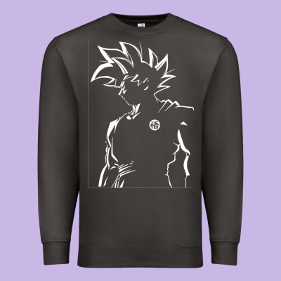 Goku Premium Sweatshirt Designed By Artisfamous